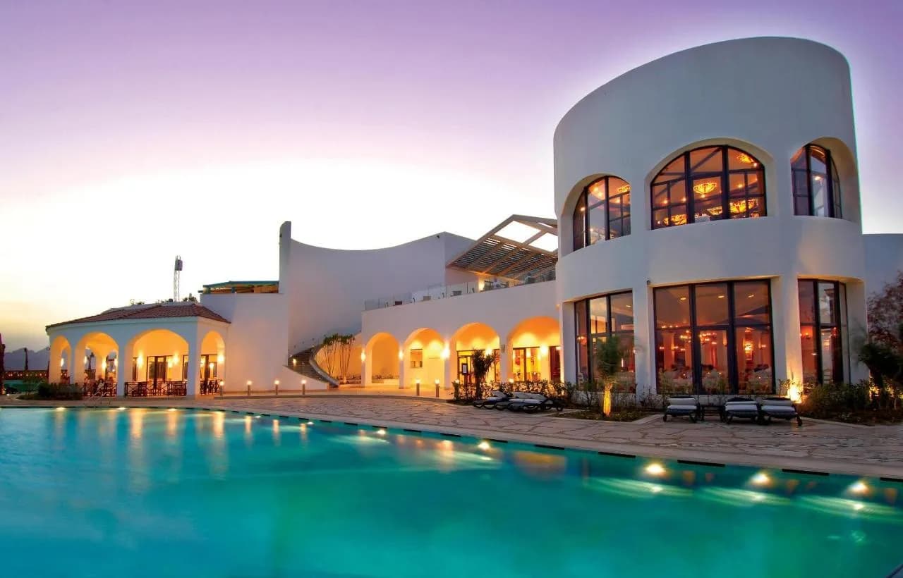 Sunset at Reef Oasis Blue Bay Resort