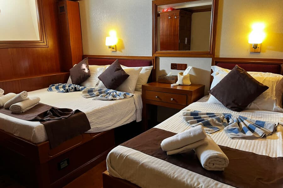 Cabin 1,2,7,8 - Double + single Lower Deck - image Cabin 1,2,7,8 - Double + single Lower Deck - image